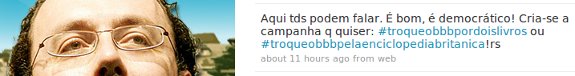 Carlos Bezerra Jr - Twitter - Campanha contra o BBB