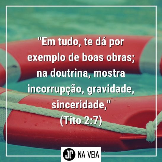 Versículos sobre boas obras - Tito 2:7