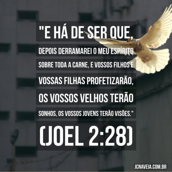 Versículos sobre sonhos - Joel 2:28