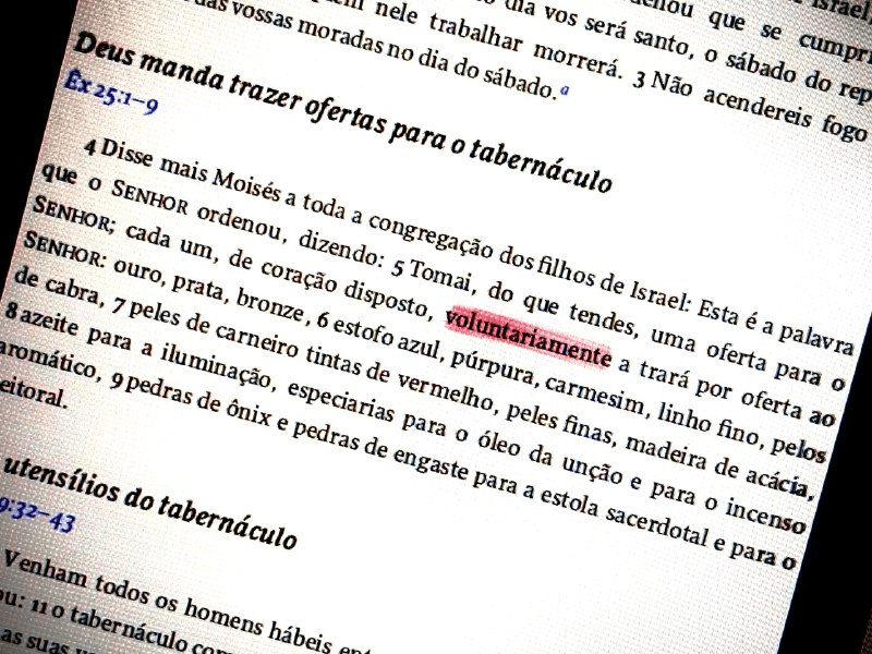 Estudo de Êxodo 35